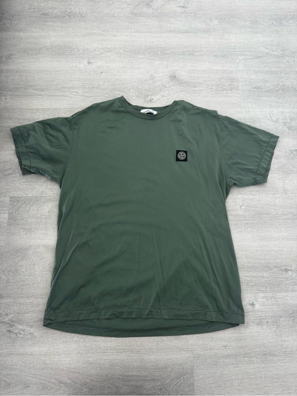 Stone Island Short Sleeve Crew T-Shirt in Olive